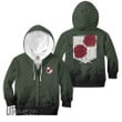 Attack On Titan Garrison Regiment Hoodie Custom Anime Cosplay Costume - LittleOwh - 2