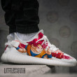 Son Goku Super Saiyan God Shoes Custom Dragon Ball Anime YZ Boost Sneakers - LittleOwh - 2