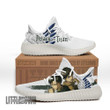 Levi x Eren Shoes Custom Attack on Titan Anime YZ Boost Sneakers - LittleOwh - 1