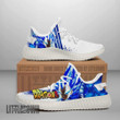 Vegeta Super Saiyan Blue Shoes Custom Dragon Ball Z Anime YZ Boost Sneakers - LittleOwh - 1