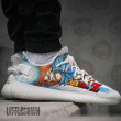 Goku Shoes Custom Super Saiyan Blue Dragon Ball Anime YZ Boost Sneakers - LittleOwh - 2