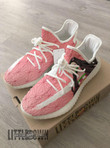 Nezuko Kamado Shoes Custom KNY Anime YZ Boost Sneakers - LittleOwh - 4