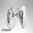 Goku Shoes Custom Super Saiyan Blue Dragon Ball Anime YZ Boost Sneakers - LittleOwh - 3