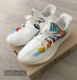 Goku Shoes Custom Super Saiyan Blue Dragon Ball Anime YZ Boost Sneakers - LittleOwh - 4