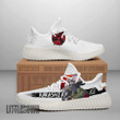 Kakashi Hatake Shoes Custom Anime YZ Boost Sneakers - LittleOwh - 1