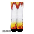 Rengoku Cape KNY Anime Cosplay Custom Socks - LittleOwh - 2