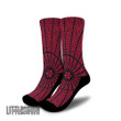 Sasuke Sharingan Nrt Anime Cosplay Custom Socks - LittleOwh - 1