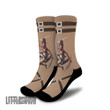 Mikasa Ackerman Socks Custom Uniform Attack On Titan Anime Socks - LittleOwh - 1