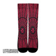 Sasuke Sharingan Nrt Anime Cosplay Custom Socks - LittleOwh - 2