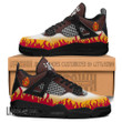 Kyojuro Rengoku J4 Sneakers - Personalized Demon Slayer custom anime shoes