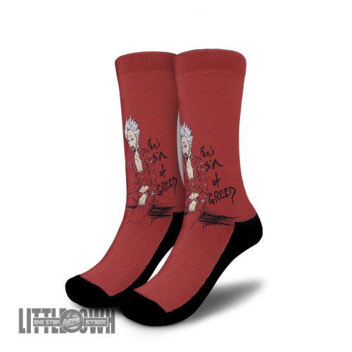 Ban Seven Deadly Sins Anime Cosplay Custom Socks