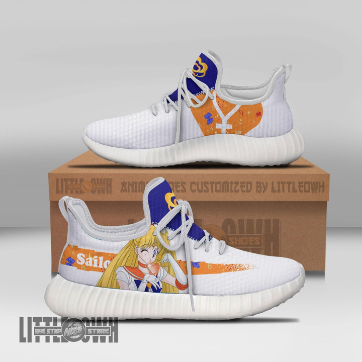 Sailor Venus Reze Boost Custom Sailor Moon Anime Shoes - LittleOwh - 1