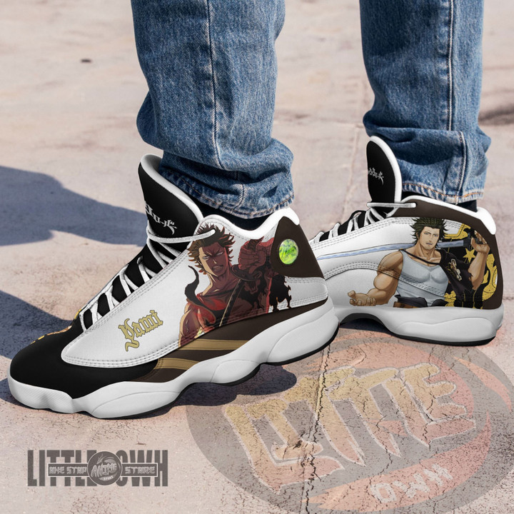 Yami Sukehiro Shoes Custom Black Clover Anime JD13 Sneakers - LittleOwh - 4