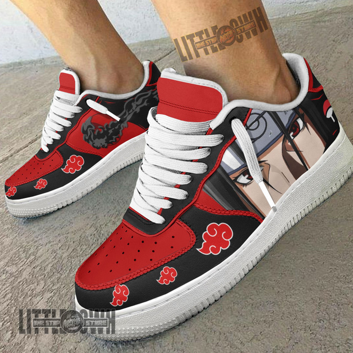 Itachi Amaterasu AF Sneakers Custom Nrt Anime Shoes - LittleOwh - 4