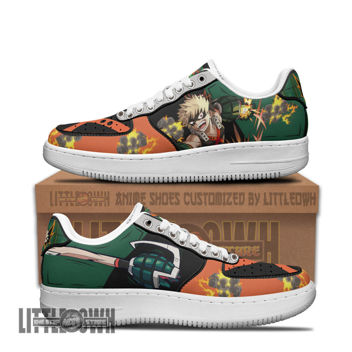 Bakugou Katsuki AF Sneakers Custom My Hero Academia Anime Shoes - LittleOwh - 1