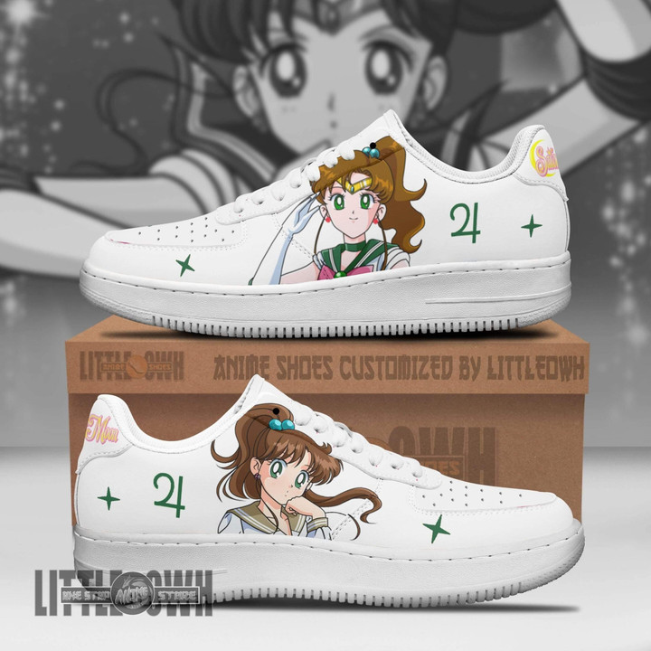 Sailor Jupiter Sailor Moon Shoes Custom Anime AF Sneakers - LittleOwh - 1