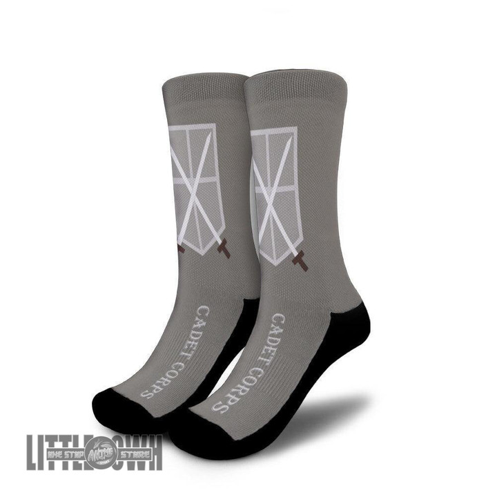 Trainee Corps Attack On Titan Anime Cosplay Custom Socks - LittleOwh - 1