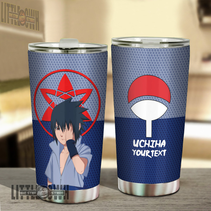 Personalized Sasuke Tumbler Stainless Steel Double-wall insulated